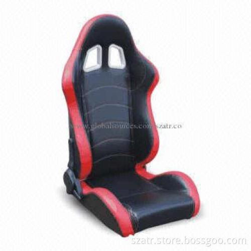 New Style PU Racing Car Seat with Steel Tube Frame